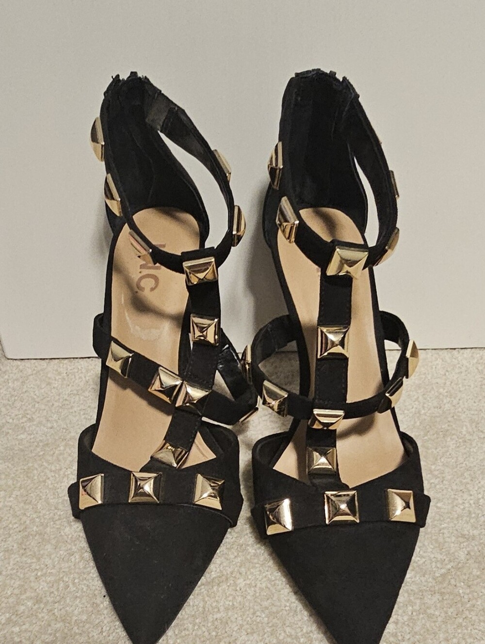 INC Gold Studded Stillettos